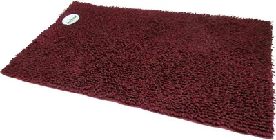 Produktbild von Batex Badematte Badteppich Badvorleger Duschvorleger Badezimmerteppich 60x100cm Como weinrot