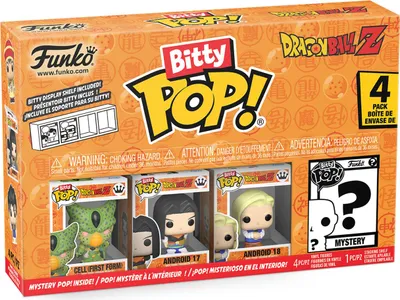 Produktbild von Dragon Ball Z - Cell First Form Android 17 Android 18 Bitty Pop! Funko