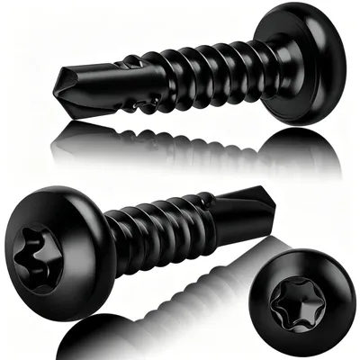 Obrázok produktu pre Samorezné skrutky – nerezová oceľ, Torx, 0,5 x 19 mm – 200 kusov