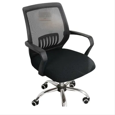 Produktbild von Schwarzer Bürostuhlbezug 45x45cm, elastisch, rutschfest, staub- & verschleißfest, flüssigkeitsabweisend