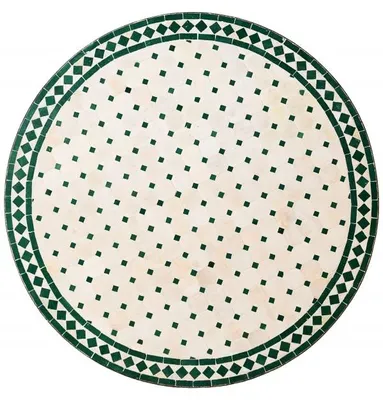 Obrázok produktu pre Mozaiková doska Marrakesh v orientálnom štýle, vyrobená z betónu, prírodná farba, 100 cm