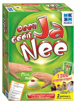 Produktbild von MEGABLEU Geen Ja Geen Nee, Brettspiel, Reisen/Abenteuer, 7 Jahr(e), Standardausgabe, 20 min, 20 min