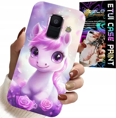 Produktbild von Hülle Für Samsung A6 2018 - Süsses Einhorn, Designs Für Kinderhülle