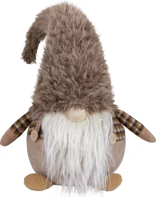 Produktbild von Weihnachten Deko Wichtel 30cm (55cm) Figur sitzend beige braun