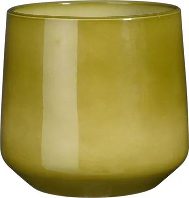 Immagine prodotto di Vaso da fiori Mica Decorations Amber - 23x23x21 cm - Vetroceramica - Colore verde
