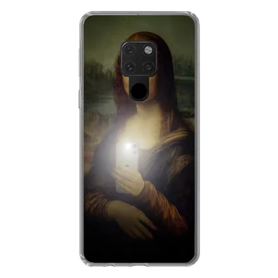 Produktbild von MuchoWow® Handyhülle Schutzhülle Hülle für Huawei P40 Lite Mona Lisa - Da Vinci - Telefon Silikon Softcase Handy Hülle - Handy