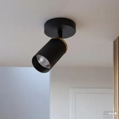 Produktbild von home24 Deckenleuchte - 1-flammig - Eisen