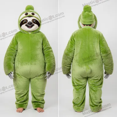 Obrázek produktu pro Miminko MASTICOT zelený plyšový maskot lenochoda