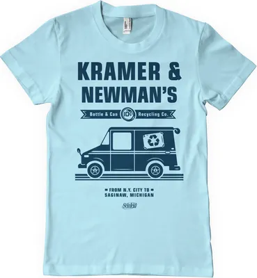 Produktbild von Kramer & Newman's Recycling Co T-Shirt - Large - Skyblue