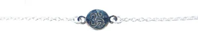 Produktbild von Armband "Om" 0,7cm Silber 925 mit 20cm Silberkette