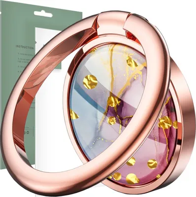 Produktbild von Tech-Protect Magnetischer Telefonring Marmor Rose