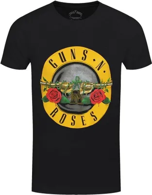 Produktbild von Guns N Roses - "Classic" T-Shirt für Herren/Damen Uni RO643 (L) (Schwarz)