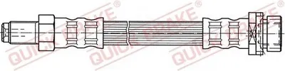 Produktbild von QUICK BRAKE 37.030 Bremsschlauch für FORD FOCUS (DAW, DBW) FOCUS Kombi (DNW) FOCUS Stufenheck (DFW) Focus Mk1 Kasten / Kombi (DNW)