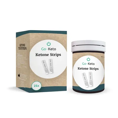Produktbild von Blut-Keton-Teststreifen Go-Keto x25