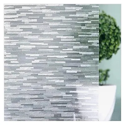 Produktbild von Selbsthaftende Fensterfolie Milchglasfolie Sichtschutzfolie Statisch haftend Dekofolie Anti-UV 44,5 x 200 cm