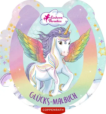 Produktbild von Glücks-Malbuch (Einhorn-Paradies)