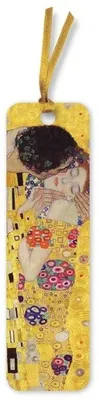 Productafbeelding van Boekmarkering "De Kus" van Gustav Klimt, model FT, artikelnummer BKMK18