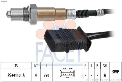Produktbild von FACET Lambdasonde für BMW 3 Touring (E91) Beheizt Planarsonde 720mm 10.8554