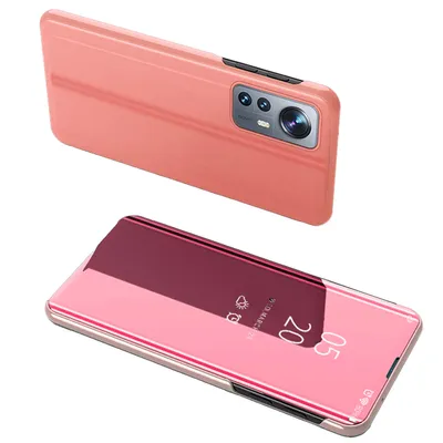 Produktbild von Clear View Hülle für Xiaomi 12 Lite - Stylisch und Praktisch in Rosa KP24633