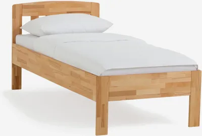 Produktbild von Dico Massivholz Einzelbett Komfortbett Seniorenbett 420.03, Buche wenge lackiert