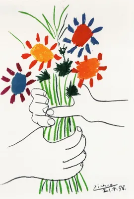 Produktbild von Kunstkarte Pablo Picasso "Le Bouquet"