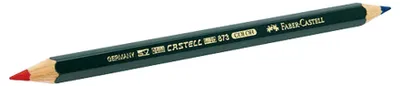 Immagine prodotto di Faber-Castell Bürofarbstift Castell Color 873 rot-blau 12 Stück Verkaufseinheit 660570 4005401175001