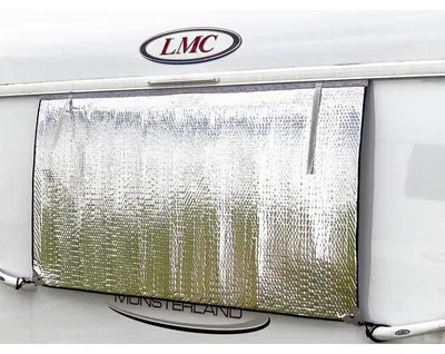 Produktbild von HINDERMANN Thermomatte FOUR SEASONS Wohnwagenfenster Keder Silber 110 x 74 cm