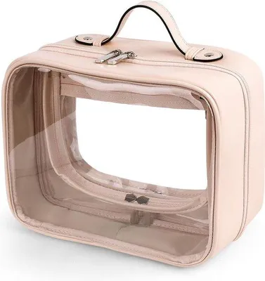 Produktbild von Famanu Kulturtasche für Herren und Damen - TSA-zugelassen, transparent, wasserfest
