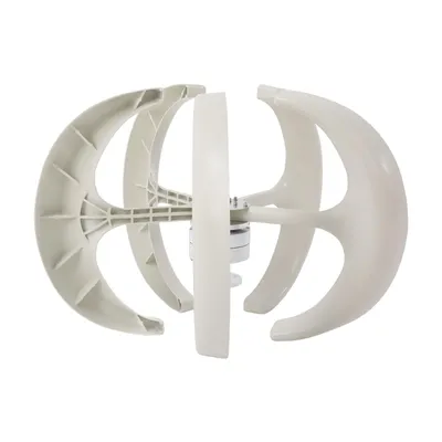 Produktbild von Windturbinen Generator Windturbinen 12V  windgenerator  Windkraftanlage  mit Controller  600w  5 Blatt Steinwindmühlen Leistungskit Weiß