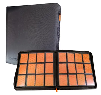 Produktbild von Friki Monkey - 12 Pocket Zippered Binder Black