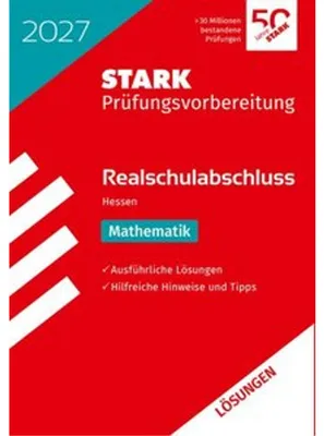 Produktbild von STARK Lösungen zu Mathematik - Realschulabschluss 2027 Hessen - Prüfungsvorbereitung