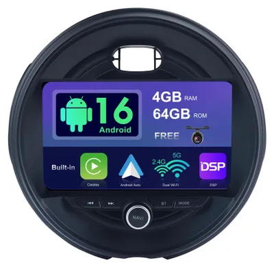 Obrázok produktu pre Android 15, autorádio pre BMW MINI Cooper F54, F55, F56, F60 (ročníky 2015-2019), 2G + 32G