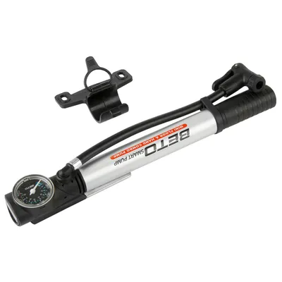 Immagine prodotto di Pompa per bicicletta Beto Mini pompa Pompa da pavimento con manometro Mini pompa a pressione per FV AV DV