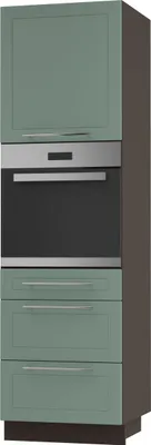 Produktbild von Backofenschrank Kvantum Q-D14/RU/3A Vollauszug 60cm Korpus- & Frontfarbe wählbar,mint matt,lava