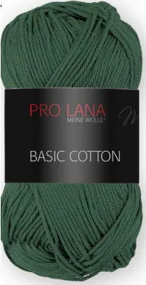 Produktbild von Pro Lana Basic Baumwolle 50g (72) dunkelgrün