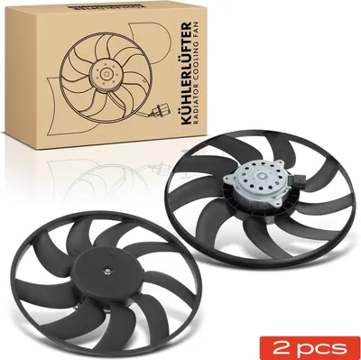 Obrázok produktu pre Frankberg 2x ventilátor chladenia motora pre Audi A4 8K B8 A6 4G A5 A7 Q5