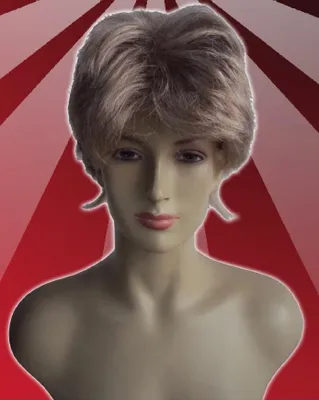 Produktbild von Original Foxxeo Perücke Damenperücke für Damen Mittelscheitel Kurzhaarperücke blond Mittelscheitelperücke