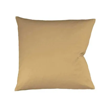 Produktbild von fleuresse Mako Satin Kissenbezug Colours Uni 80x80 cm Sand