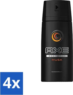Immagine prodotto di Ax - Deodorante spray per il corpo - Muschio - 150 ml - Confezione risparmio - 4 pezzi