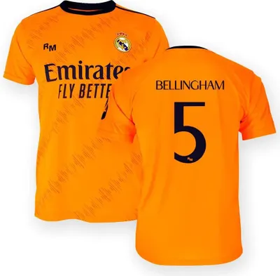 Produktbild von Real Madrid 24/25 Bellingham Weg Junior-kurzarm-t-shirt Orange 4 Years Jungen,Mädchen Orange 4 Years