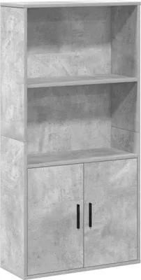 Obrázok produktu pre vidaXL Regál na knihy betón sivý 60x24x120 cm materiál na báze dreva