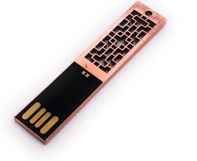 Immagine prodotto di Onwomania Ciondolo in metallo con motivo in bronzo Divertente chiavetta USB 16 GB USB 2.0