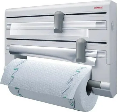 Immagine prodotto di Leifheit 25703 paper towel holder Wall-mounted paper towel holder Grey, White