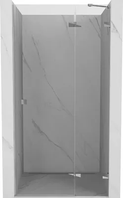 Immagine prodotto di Mexen Lunar porta doccia a battente destra 80 cm, trasparente, cromo - 834-080-000-01-00-P