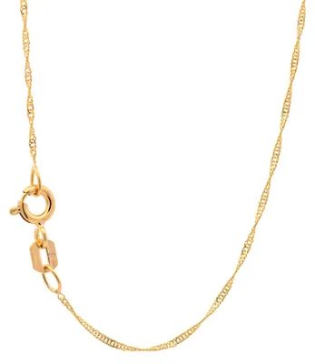 Produktbild von Goldkette Singapurkette Länge 42cm - Breite 1,0mm - 333-8 Karat Gold