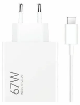 Obrázek produktu pro Xiaomi MDY-12-EH USB-A 67W Cestovní Nabíječka + USB-C 6.2A Datový Kabel White