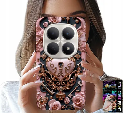Obrázok produktu pre POUŽITIE: Kryt pre telefón Xiaomi Note 15 4G 5G - Ženské, módne vzory, motívy srdca a ruže