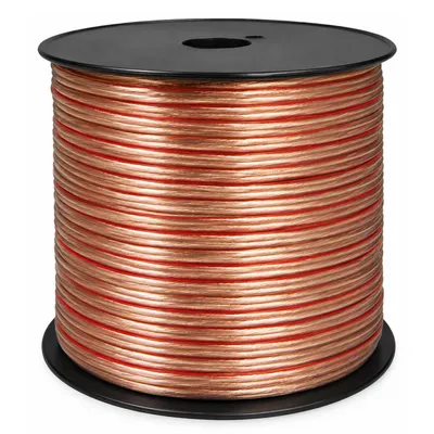 Produktbild von ORSEM 100m Lautsprecherkabel 2x 4.0mm² Boxenkabel Boxen Lautsprecher Hifi Auto Audio Kabel Transparent