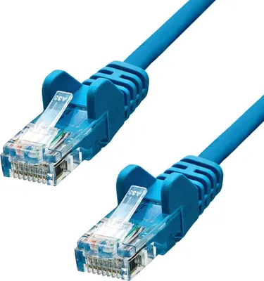 Produktbild von ProXtend V-5UTP-005BL, 0,5 m, Cat5e, U/UTP (UTP), RJ-45, RJ-45, Blau