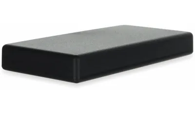 Produktbild von TEKO Gehäuse, SR31.9, ABS , Schwarz, 128x64x16,5 mm